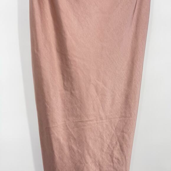 MORE TO COME | NWT Emma Strapless Maxi Dress in Blush Satin L - Picture 6 of 13